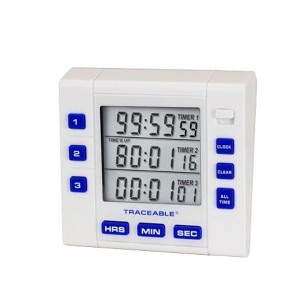 Traceable 3-Channel Timer 3-1/4x3x1